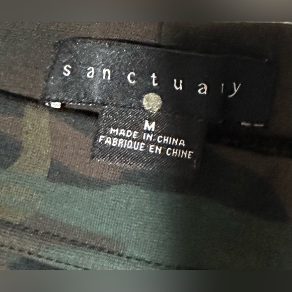 Sanctuary Camouflage Camo High Rise Leggings Jeggings - Picture 4 of 16